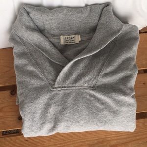 J Crew Sueded Jersey Shawl Neck Sweater